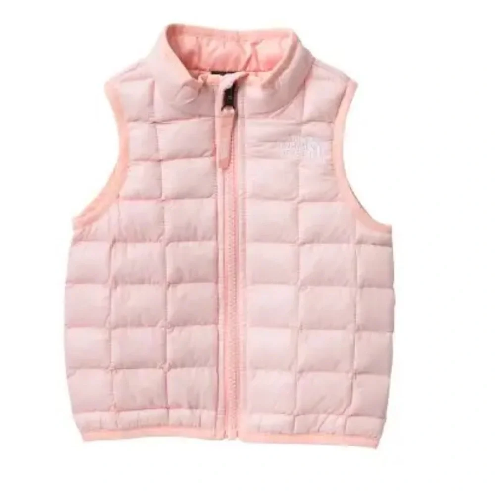 The North Face Light Pink Kids Quilted Vest